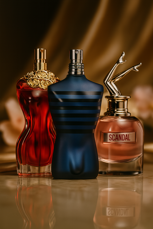 Set de 3 parfumuri: LA BELLE, ULTRA MALE, Gaultier SCANDAL 100 ml