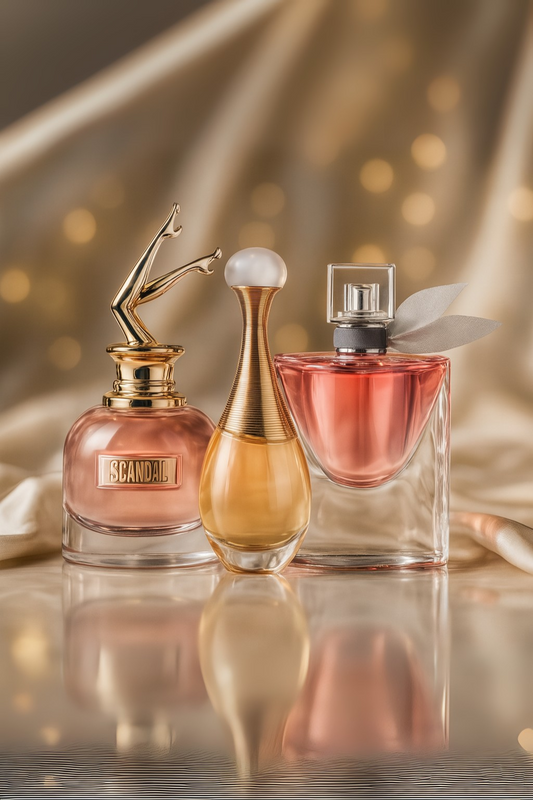 Set de 3 parfumuri: SCANDAL, J'ADORE, LA VIE EST BELLE – 100 ml