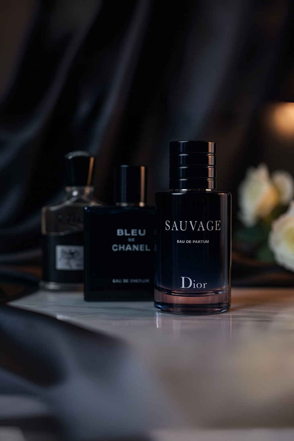 Set de 3 parfumuri: Creed AVENTUS, BLEU DE CHANEL, Dior SAUVAGE 100ml